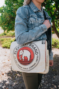 Elephant Messenger Bag