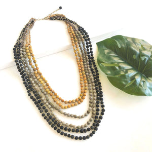 Kantha Midnight Sun Necklace